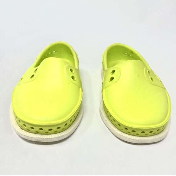 NATIVE Toddler Howard Yellow Boat Slip-On Shoes Size C5 - Picture 3 of 7